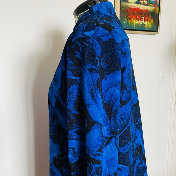 Ellen Tracy Button Down Tunic Shirt - Picture 3 of 10